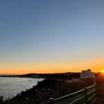 11月30日、愛知一斉移動日初日の日没。お空（交信）はかなり盛り上がったそうだ。