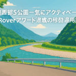 今回移動した5公園のイメージをまとめたイラスト