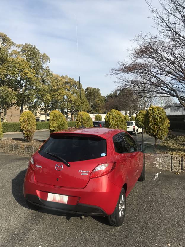 朝宮公園で移動運用