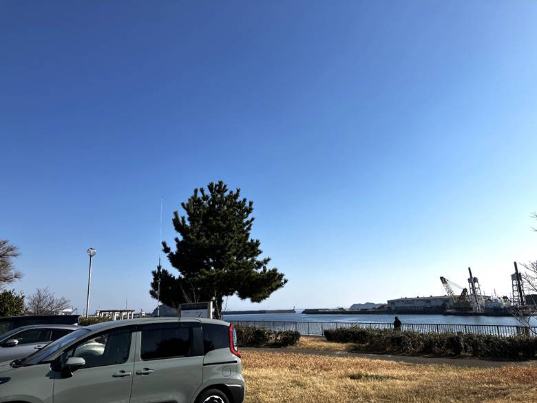 海に面して広く開けており、気持ち良く運用できた